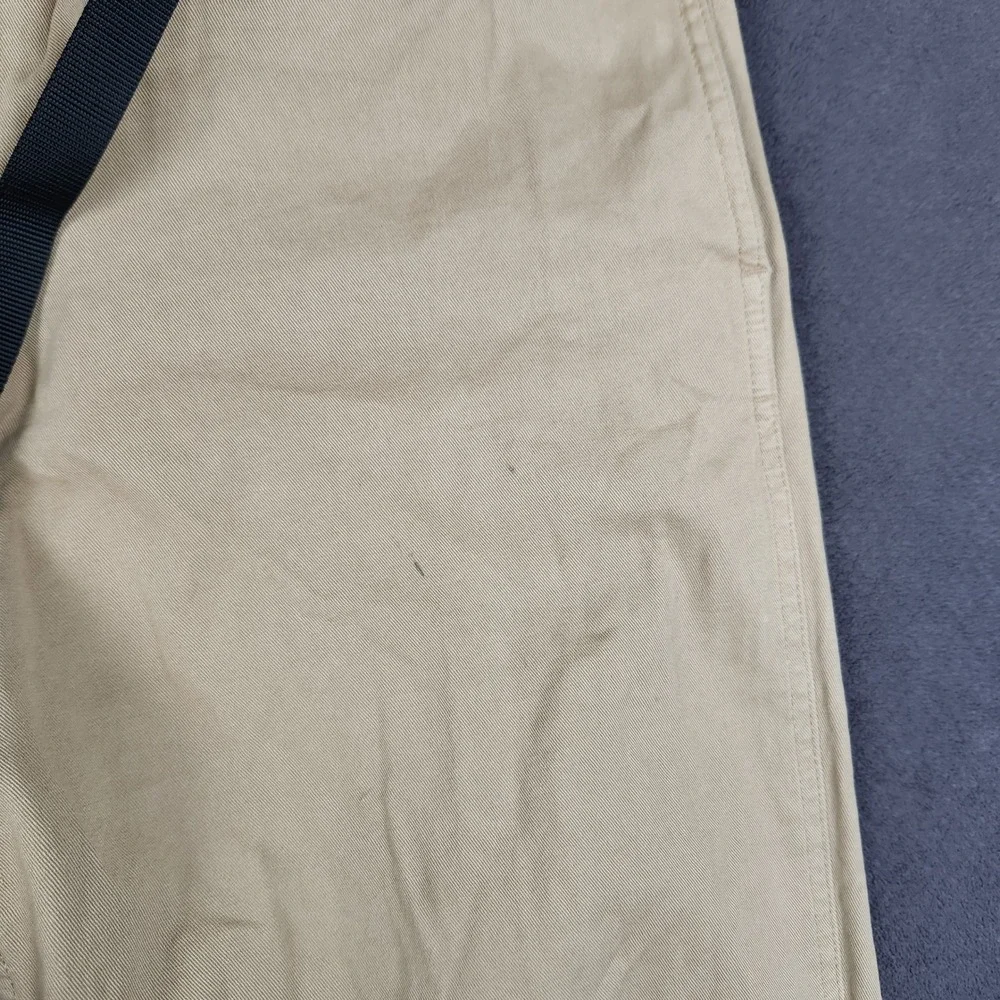 Gramicci Climbing Pants Mens Large L Khaki Tan Cotton Belted G-Pants 14388